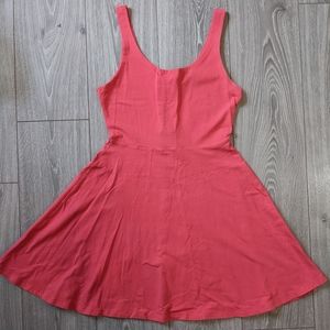 Express Coral Skater Tank Dress
